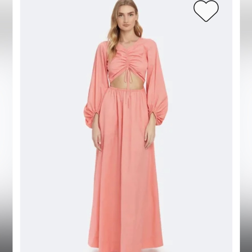 NWT Staud Tangier Cutout Maxi with pockets S